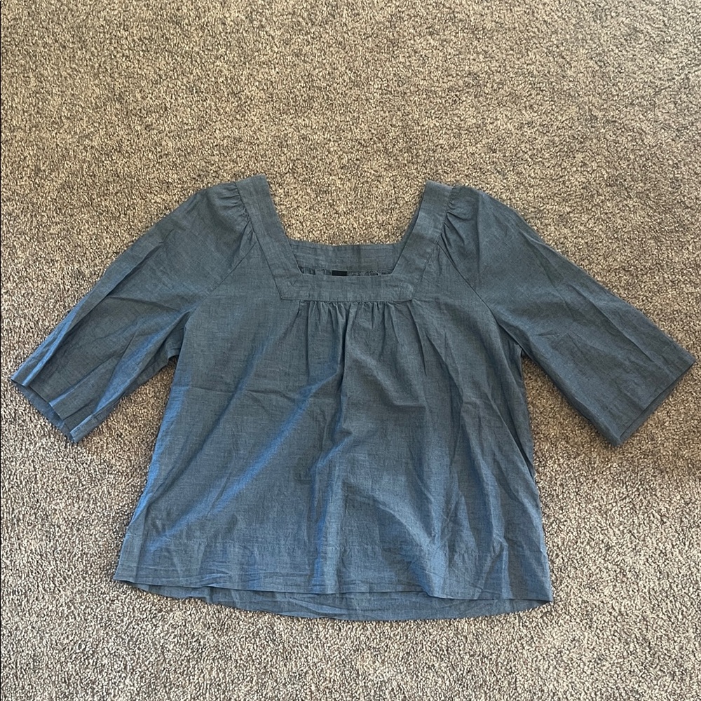 GAP Women's Denim Blue Blouse